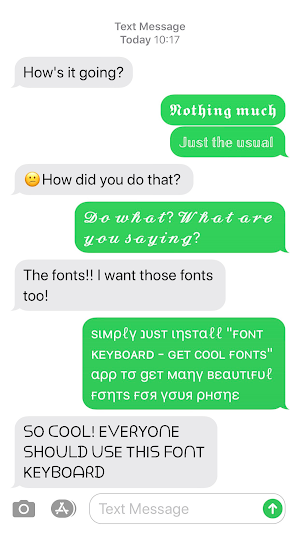 Font Keyboard - Get Cool Fonts Screenshot 1
