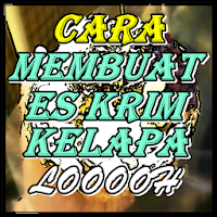 Cara Membuat Es Krim Kelapa Ke