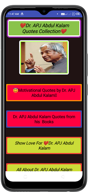 Abdul Kalam Quotes Screenshot 0