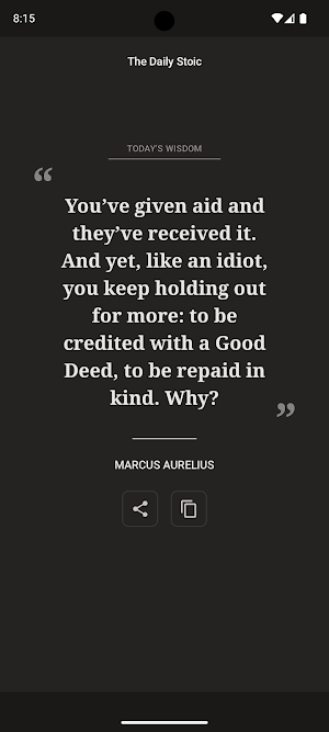 Stoic Quote Daily Screenshot 0