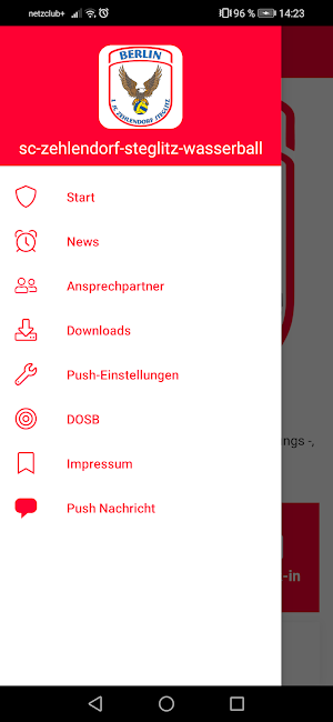 1.SC Zehlendorf Steglitz e.V. Screenshot 2