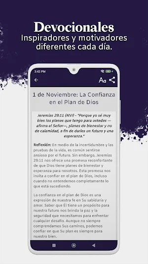 Devocionales Diarios y Oración Screenshot 2