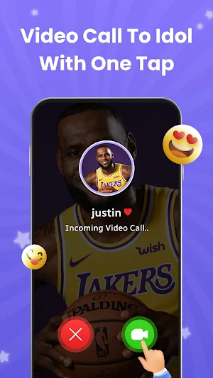 Idol Prank Video, Call & Chat Screenshot 2