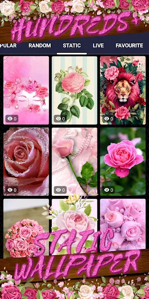 pink rose wallpaper Screenshot 3