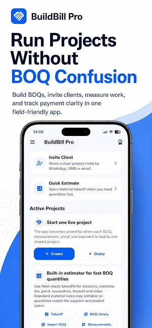 BuildBill Pro Screenshot 0