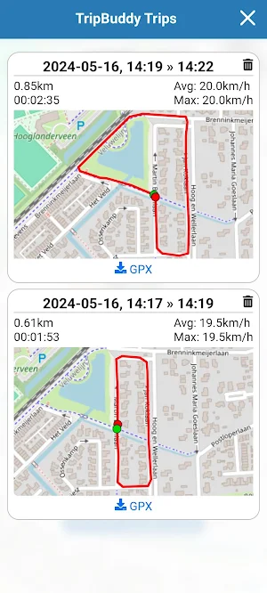 MapRoute TripBuddy Screenshot 1