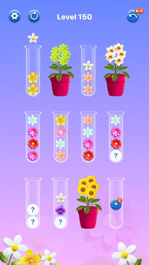 Blossom Sorting: flower games Screenshot 1
