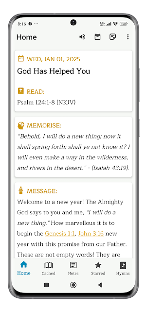 Open Heavens Devotional 2025 Screenshot 1