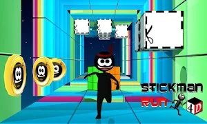 Stickman Run 4D - Fun Run Screenshot 2