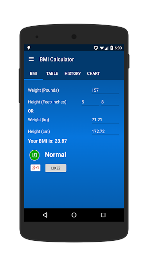 BMI Calculator Screenshot 0