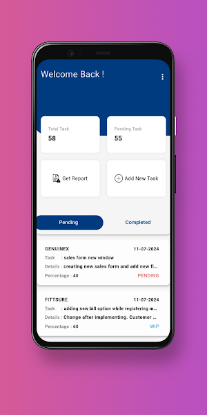 Service App Screenshot 1
