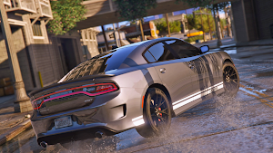 Dodge Charger City Driving Simulator Screenshot 2