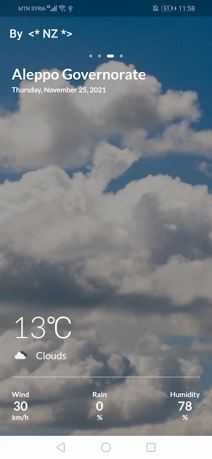 syr_weather Screenshot 2