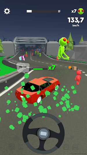 Car Escape 3D : Zombie Attack Screenshot 3