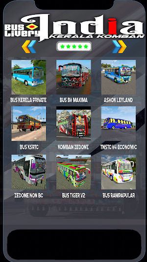 Bus Livery India Kerala Komban Screenshot 3