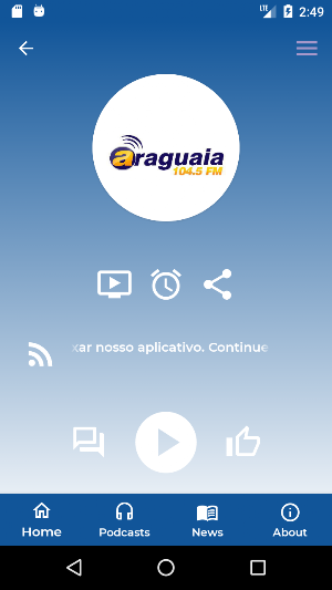 Araguaia Brusque 104,5 Screenshot 0