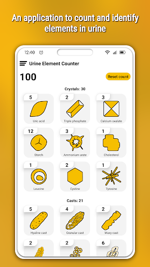 Urine Element Counter Screenshot 0