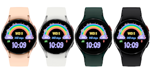 AZ245 Rainbow Digital Watch Screenshot 1