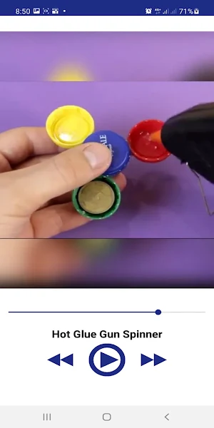 Make DIY Simple Fidget Spinner Screenshot 2