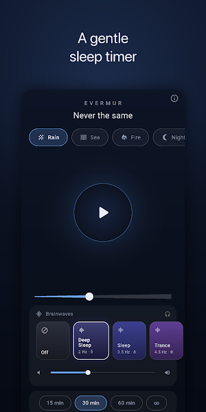 Evermur: Sleep & Rain Sounds Screenshot 2