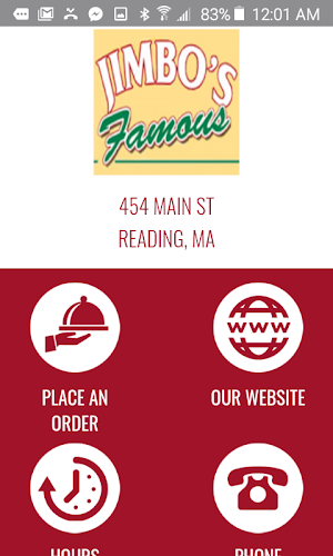Jimbo's Famous Roast Beef Reading Screenshot 0