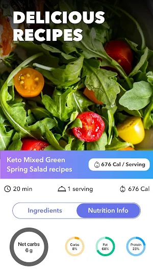 Keto Manager: Diet Tracker, Recipes & Carb Counter Screenshot 3