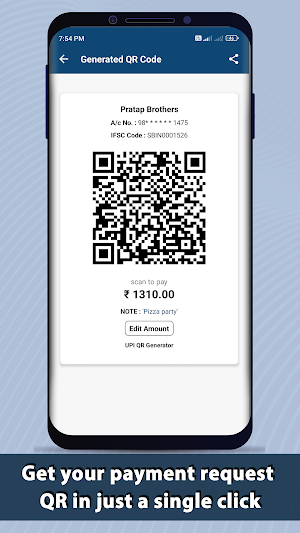 UPI QR Code Generator Screenshot 1