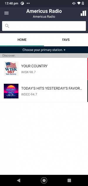 Americus Radio Screenshot 0