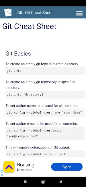 Cheat Sheet Screenshot 2
