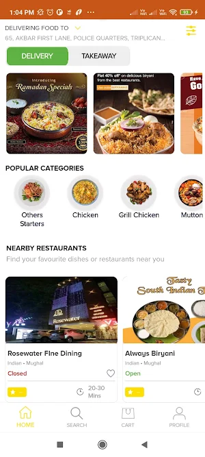 JustBiryani Screenshot 3