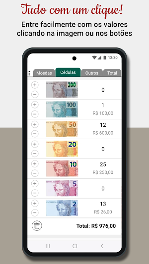 Contar Dinheiro Screenshot 1