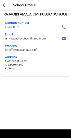 RAJGIRI AMALA CMI PUBLIC SCHOOL Vaikom Screenshot 2