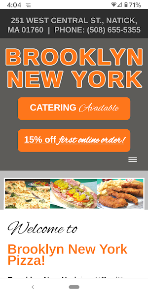 Brooklyn NY Pizza Screenshot 2