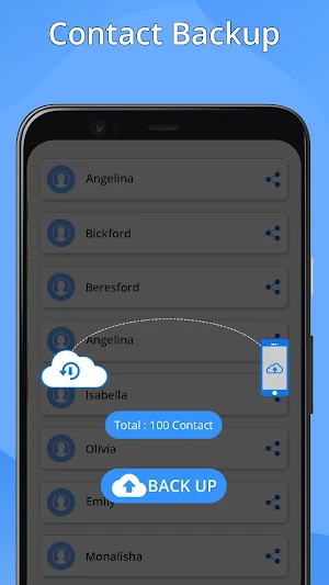 Contacts Backup and Restore Screenshot 1