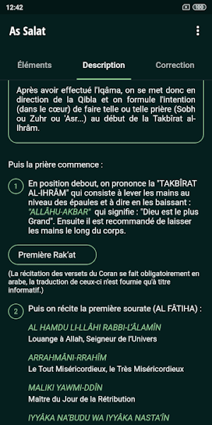 As Salat Maliki madhab Screenshot 2