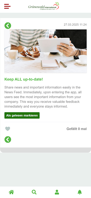 Grünewald App Screenshot 1