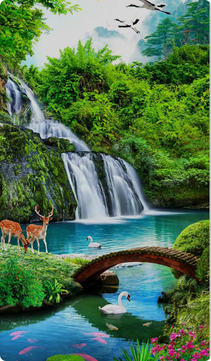 Cool waterfall wallpaper Screenshot 3