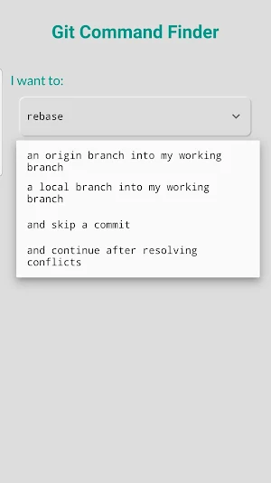Git Command Finder Screenshot 2
