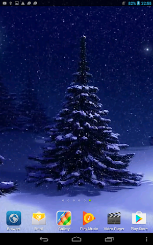 Christmas Tree Video Wallpaper Screenshot 1