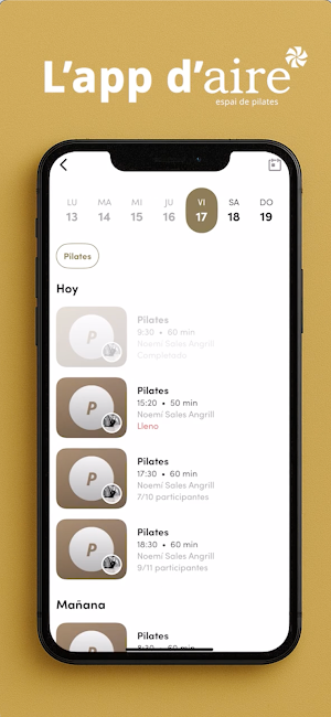 Aire espai de pilates Screenshot 2
