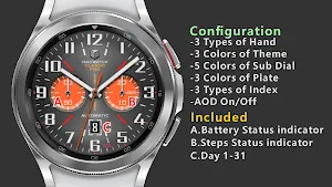 IWF Classic Pro watch face Screenshot 1