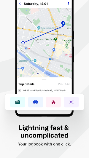 Vimcar Logbook Screenshot 1