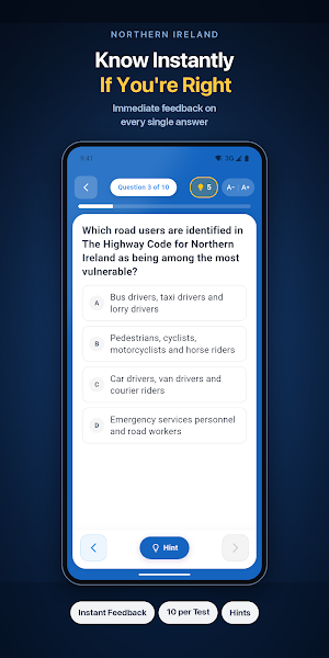 NI Driving Theory Test Screenshot 2