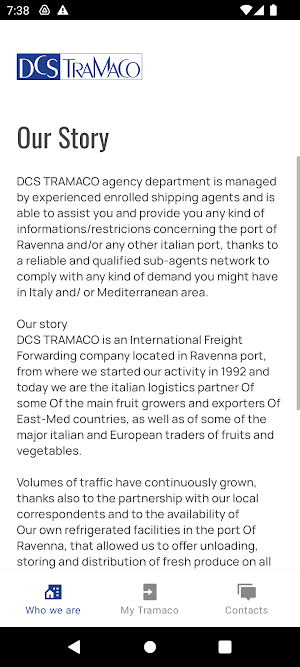 Tramaco Tracking Screenshot 2