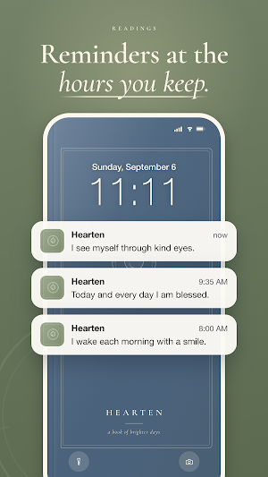 Hearten: Daily Affirmations Screenshot 1