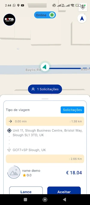 Rotta Motorista Screenshot 1