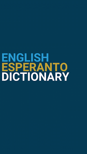 English : Esperanto Dictionary Screenshot 0