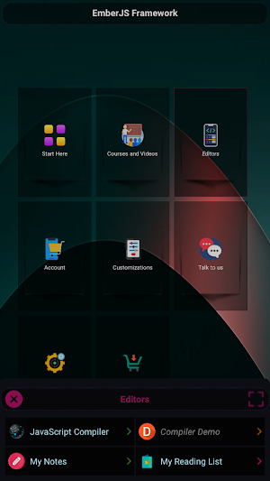 EmberJS Web Framework Screenshot 0