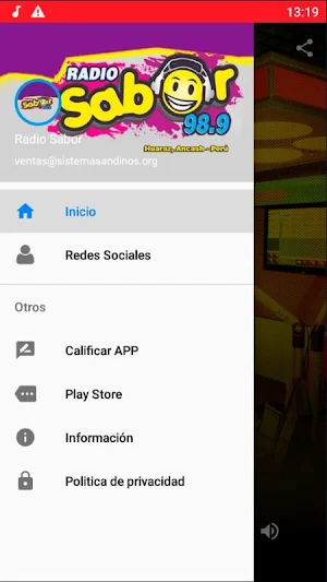 Radio Sabor Huaraz Screenshot 2