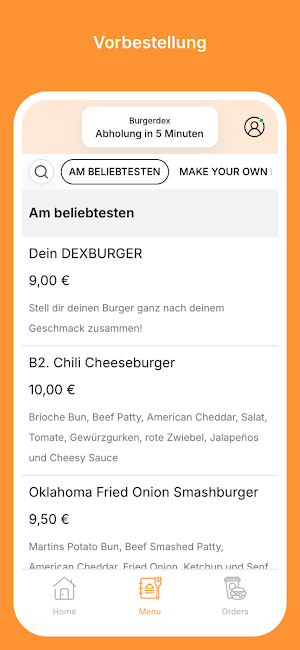 Burgerdex Screenshot 1